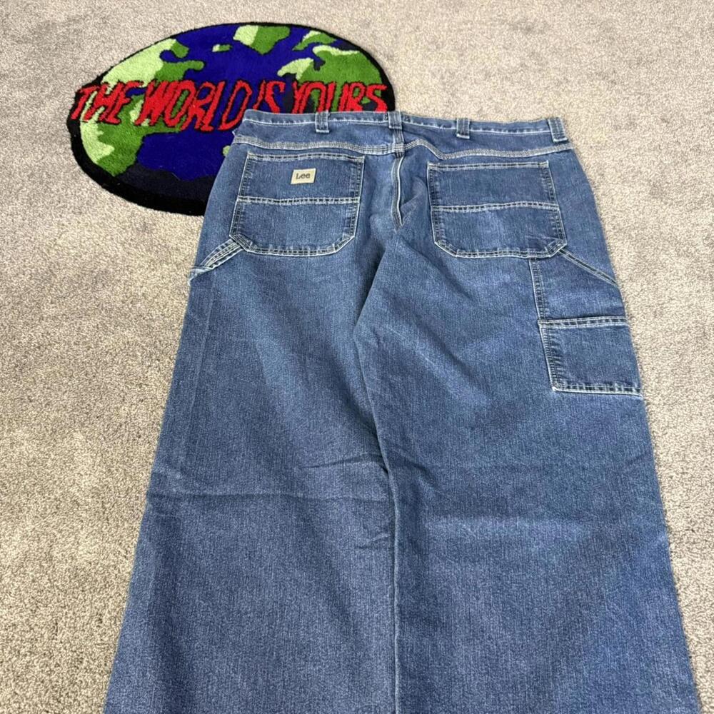 y2k 2000’s denim carpenter loose fit jeans - Picture 2 of 7